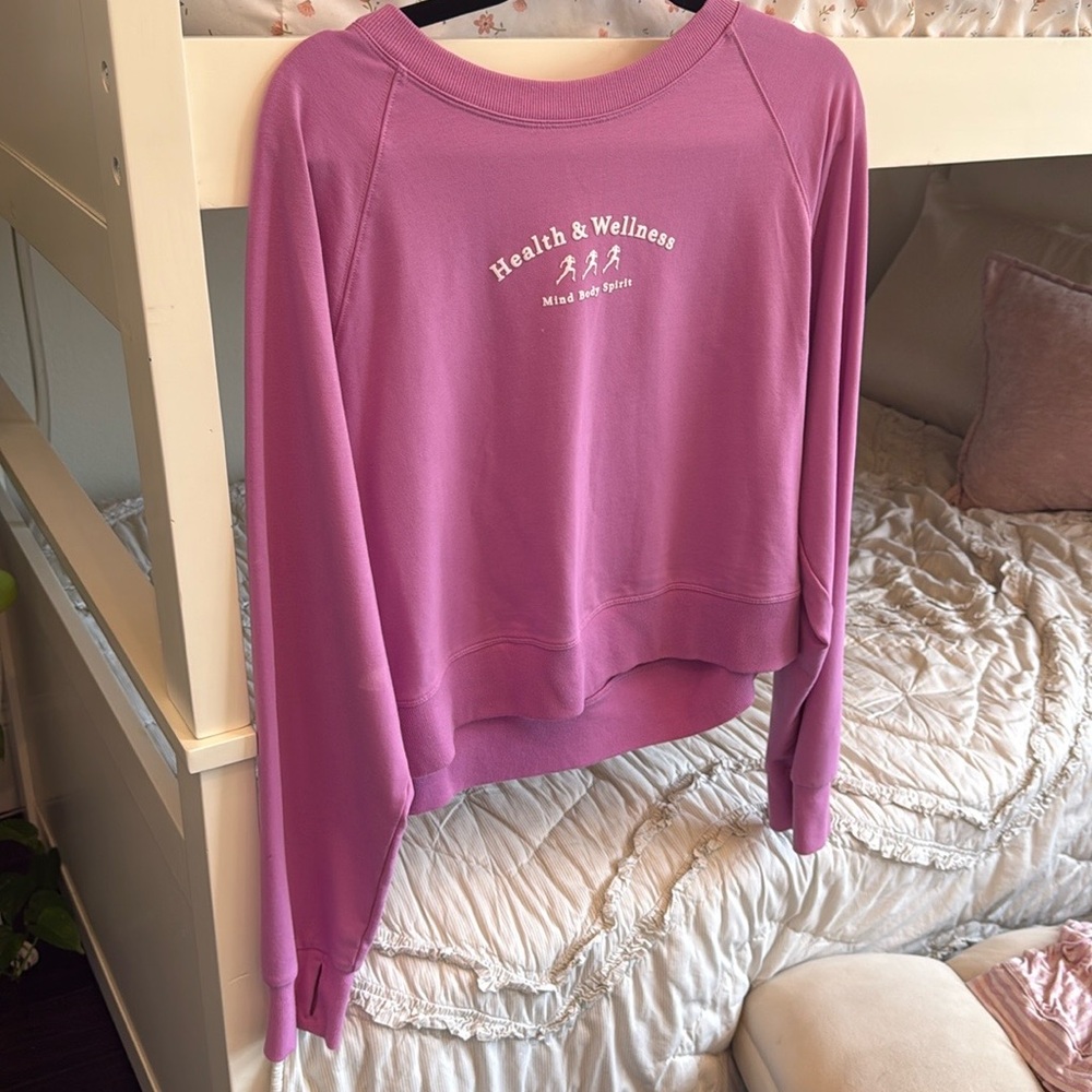 purple long sleeve